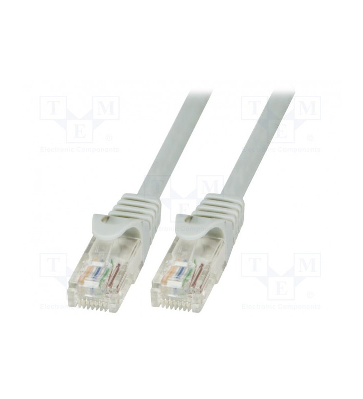 LOGILINK CP2012U LOGILINK - Cablu Patchcord U/UTP, CAT6, EconLine 0,25m, gri