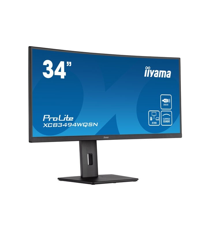 iiyama ProLite XCB3494WQSN-B5 LED display 86,4 cm (34") 3440 x 1440 Pixel UltraWide Quad HD Negru