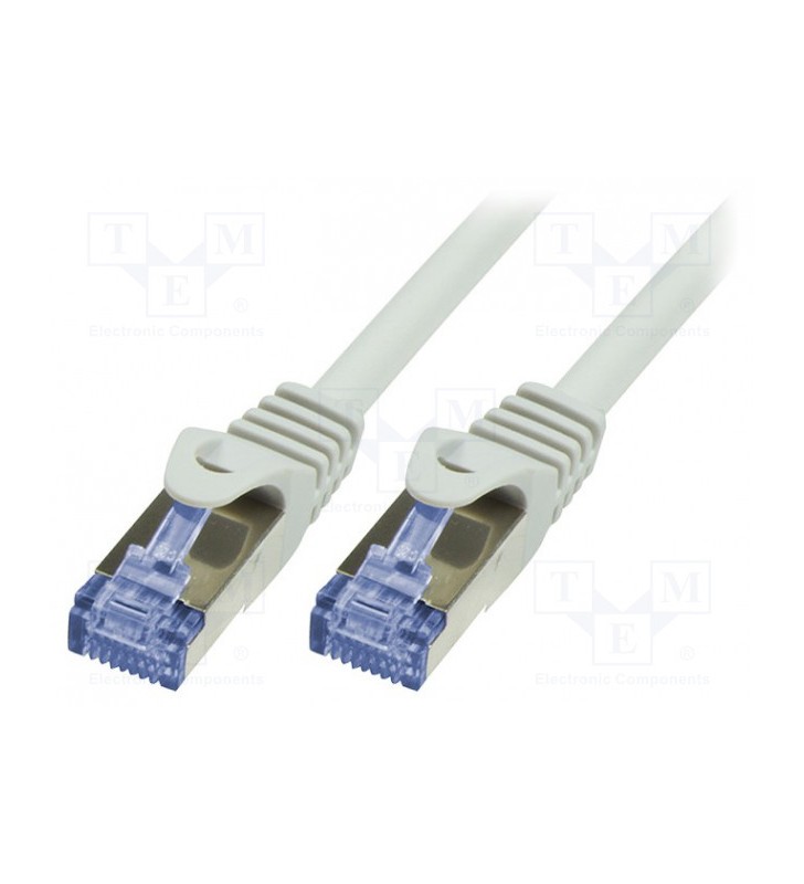 LOGILINK CQ3032S LOGILINK - Patchcord Cablu Cat.6A 10G S/FTP PIMF PrimeLine 1m gri