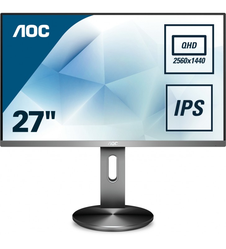 AOC Q2790PQE monitoare LCD 68,6 cm (27") 2560 x 1440 Pixel Quad HD LED Gri