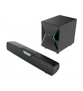 BOXE EDIFIER Gaming Soundbar, RMS:  86W (2 x 18W, 1 x 50W), bass 7", inalte 2.75", control volum, BT/USB/OPT/AUX, sound mode: Mu