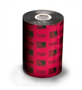 Resin Ribbon, 40mmx450m (1.57inx1476ft), 5100 Premium, 25mm (1in) core, 6/box