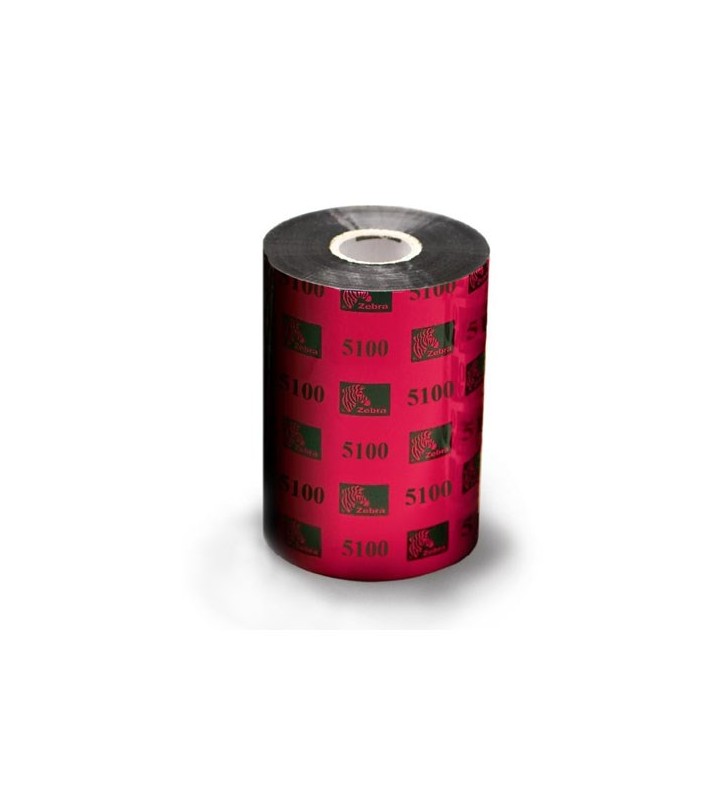 Resin Ribbon, 40mmx450m (1.57inx1476ft), 5100 Premium, 25mm (1in) core, 6/box