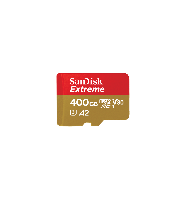 SANDISK SDSQXA1-400G-GN6MA SanDisk Extreme microSDXC UHS-I Card, 400 GB, 160/90 MB/s