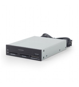 Internal USB card reader/writer with SATA port, black "FDI2-ALLIN1-03"