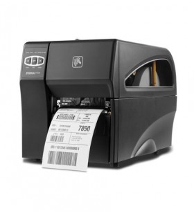 DT Printer ZT220 203 dpi, Euro and UK cord, Serial, USB, Int 10/100