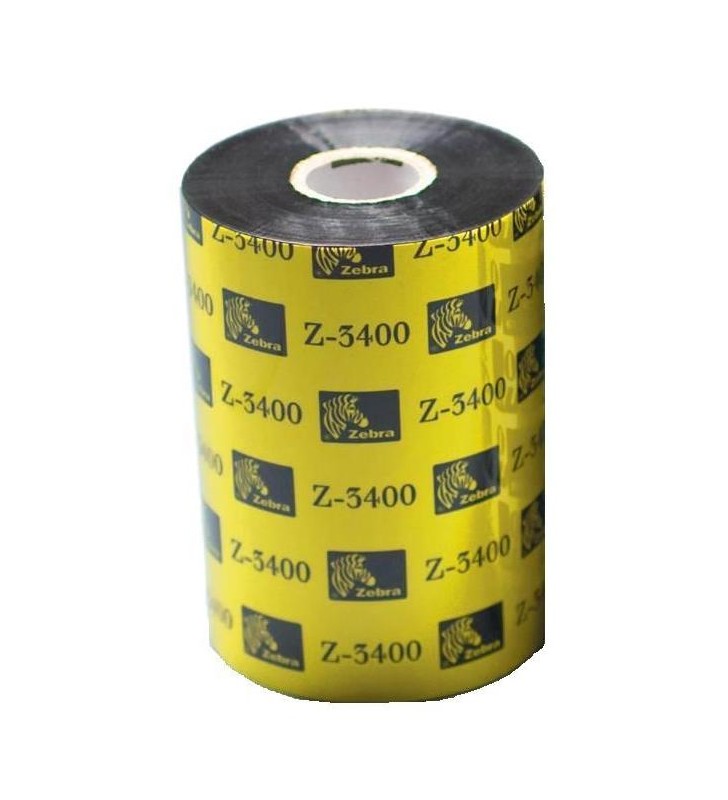 Wax/Resin Ribbon, 156mmx450m, 3400 High Performance, 25mm core, 6/box