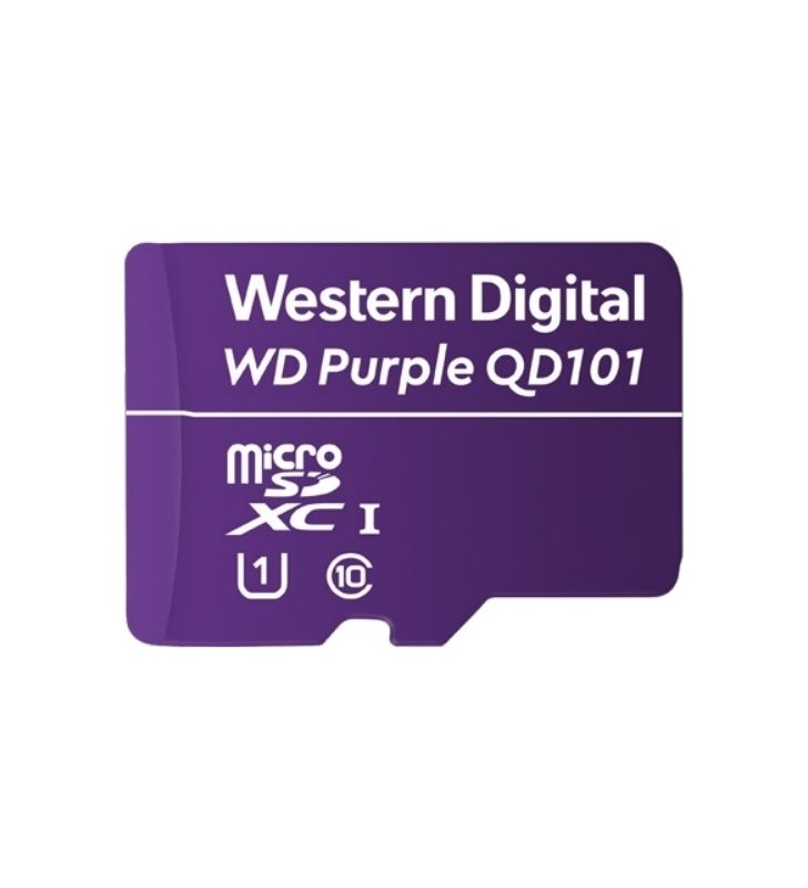 WD Purple 64GB Surveillance microSD XC Class - 10 UHS 1