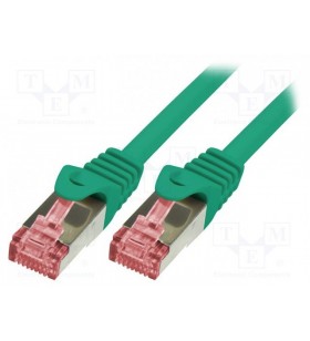 LOGILINK CQ2025S LOGILINK - Patchcord Cablu Cat.6 S/FTP PIMF PrimeLine 0,5m, verde