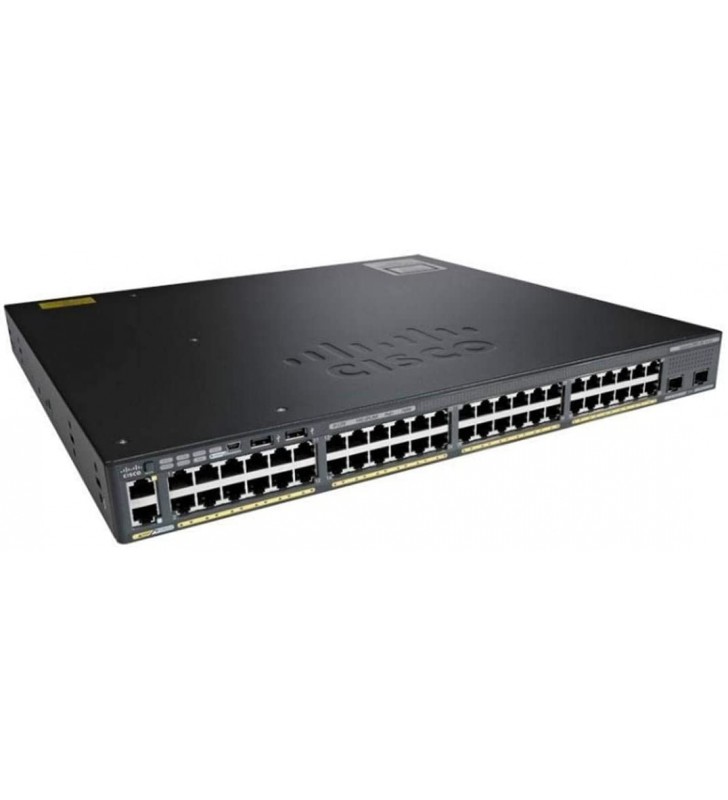 CISCO WS-C2960X-48TS-LL Catalyst 2960X-48TS-LL Ethernet Switch / 48 Ports - Manageable - 48 x RJ-45 - 2 x Expansion Slo