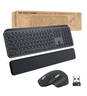 Logitech MX Keys combo for Business Gen 2 tastaturi Mouse inclus RF Wireless + Bluetooth QWERTZ Germană Grafit