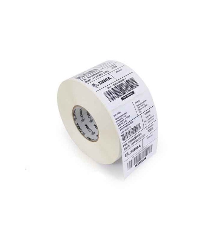 LABEL, PAPER, 101.6X158.8MM DIRECT THERMAL, Z-PERFORM 1000D, UNCOATED, PERMANENT ADHESIVE, 25.4MM CORE, 4 PER BOX