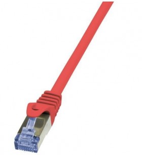 LOGILINK CQ3014S LOGILINK - Patch Cablu Cat.6A 10G S/FTP PIMF PrimeLine 0,25 roșu