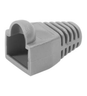LOGILINK MP0005 LOGILINK - Strain Relief Hoods for Modular Plugs 100 pcs grey