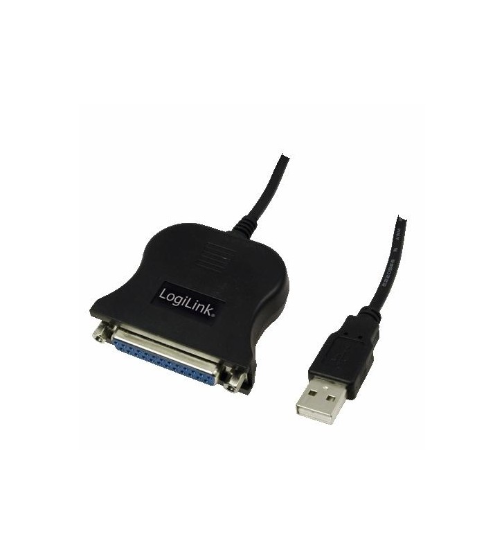 LOGILINK UA0054A LOGILINK - Adaptor USB pentru port paralel IEEE1284 cu cablu 1.8m