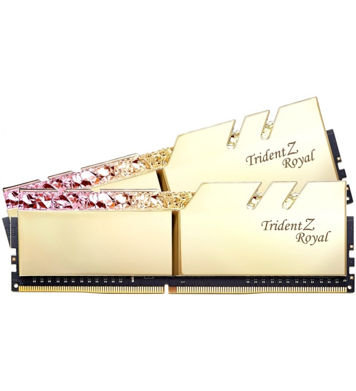 G.SKILL F4-4266C19D-16GTRG G.Skill Trident Z Royal DDR4 16GB (2x8GB) 4266MHz CL19 1.4V XMP 2.0 Gold