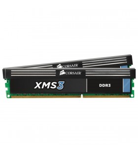 Memorie RAM DIMM Corsair XMS3 8GB (2x4GB), DDR3 1600MHz, CL9, 1.65V, XMP "CMX8GX3M2A1600C9"