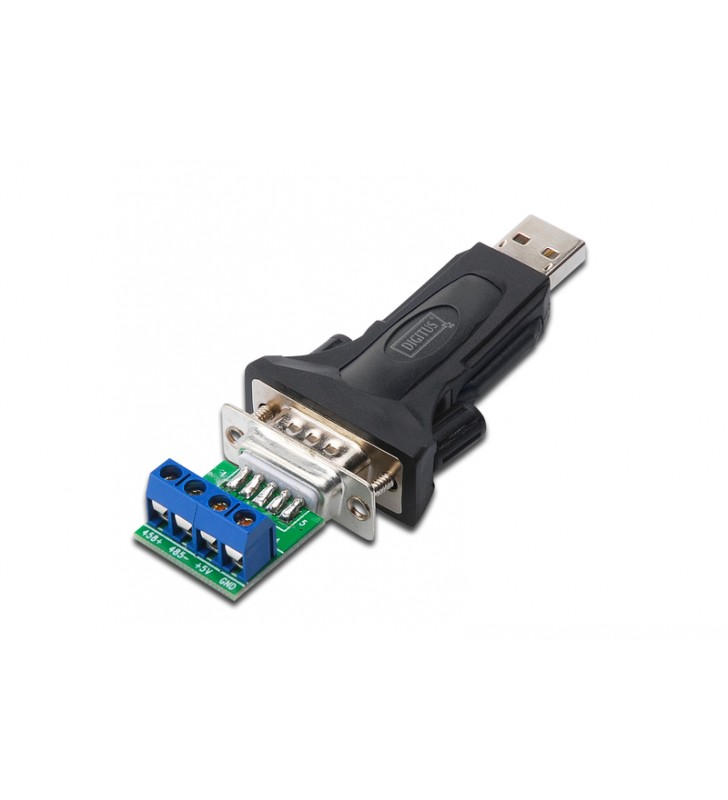 DIGITUS USB 2.0 to serial Converter, RS485 incl. USB A Cable 80cm USB A M / USB A F