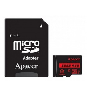 APACER AP32GMCSH10U5-R Apacer memory card Micro SDHC 32GB Class 10 UHS-I (up to 85MB/s) +adapter