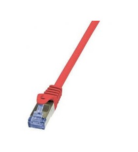 LOGILINK CQ3044S LOGILINK -Patch Cablu Cat.6A 10G S/FTP PIMF PrimeLine 1,50m roșu