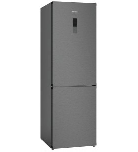 Siemens iQ300 KG36NXXDF combină frigorifică De sine stătător 321 L D Negru, Din oţel inoxidabil