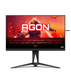 AOC AG275QZ/EU monitoare LCD 68,6 cm (27") 2560 x 1440 Pixel Quad HD Negru, Roşu