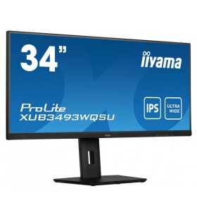 iiyama ProLite XUB3493WQSU-B5 monitoare LCD 86,4 cm (34") 3440 x 1440 Pixel UltraWide Quad HD LED Negru