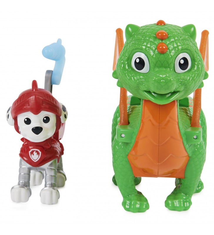 PAW Patrol Rescue Knights Marshall and Dragon Jade Action Figures Set