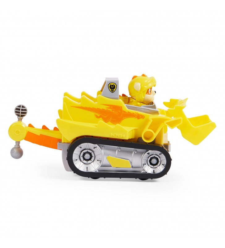 PAW Patrol Rescue Knights Rubble Transforming Toy Car with Collectible Action Figure