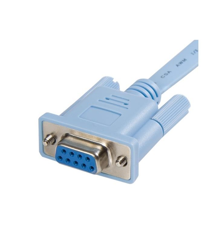 StarTech.com DB9CONCABL6 cabluri prelungitoare cu mufe mamă/tată RJ-45 DB-9 Albastru