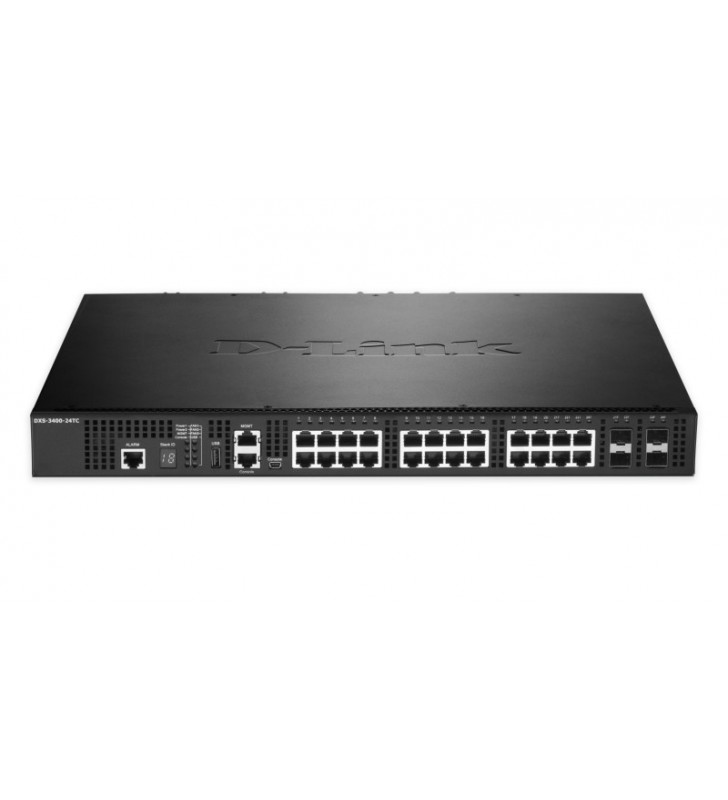 D-Link DXS-3400-24SC switch-uri Gestionate L3 10G Ethernet (100/1000/10000) Negru