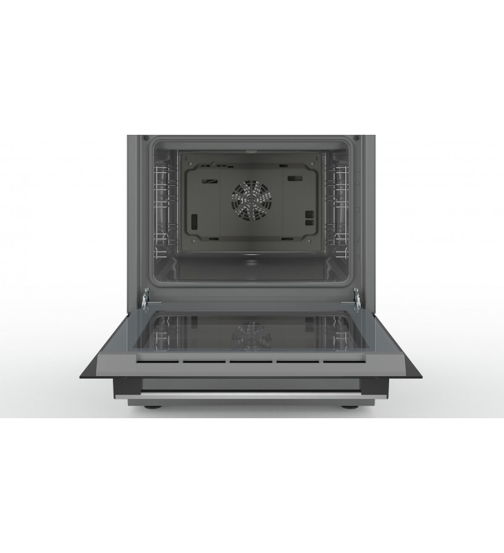 Bosch Serie 4 HXR39AI50 mașini de gătit Aragaz clasic Gaz Negru, Din oţel inoxidabil A