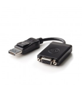 DELL 470-ABEL cabluri prelungitoare cu mufe mamă/tată DisplayPort VGA Negru
