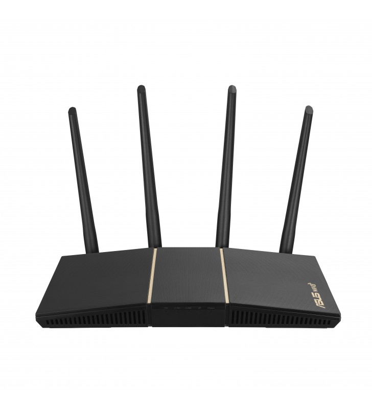 ASUS RT-AX57 router wireless Gigabit Ethernet Bandă dublă (2.4 GHz/ 5 GHz) Negru