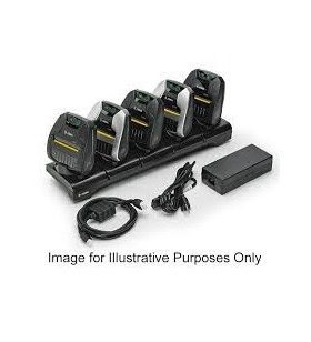 5-slot printer docking cradle ZQ300 Series includes power supply and EU power cord