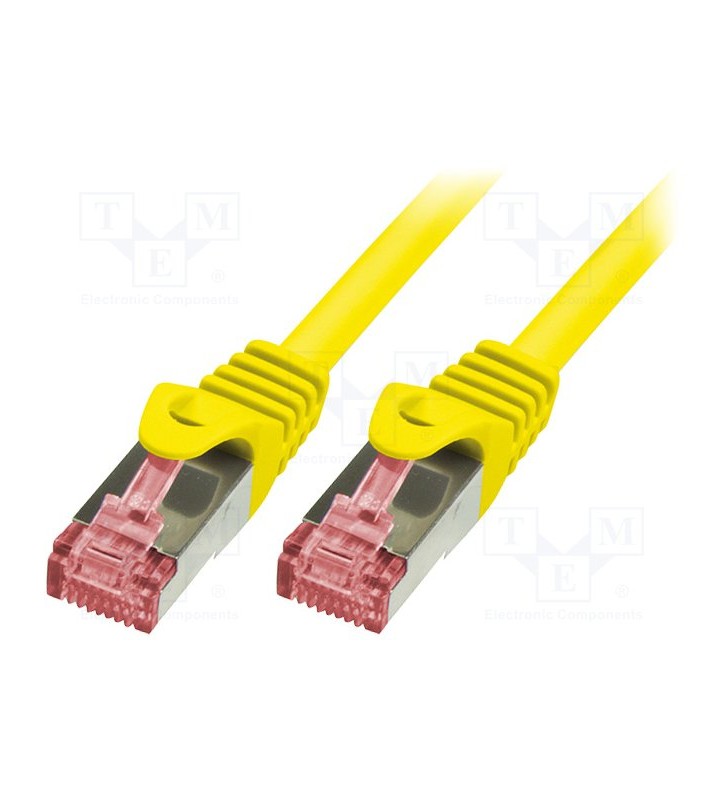 LOGILINK CQ2037S LOGILINK - Patchcord Cablu Cat.6 S/FTP PIMF PrimeLine 1,00m, galben