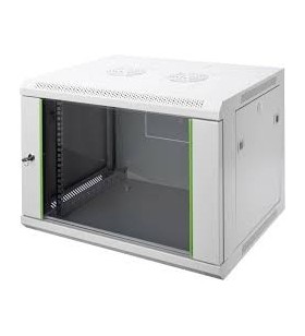 Digitus DN-19 09-U-EC 19" wall cabinet (W x H x D) 600 x 505 x 450 mm 9 U Grey-white (RAL 7035)