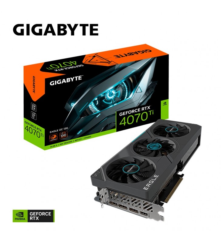 Gigabyte GeForce RTX 4070 Ti EAGLE OC 12G NVIDIA 12 Giga Bites GDDR6X