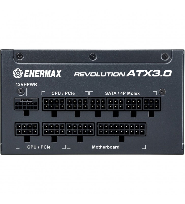 Enermax REVOLUTION ATX 3.0 1000W, sursa PC (negru, management cablu, 1000 wați)