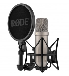 Microfoane Rode NT1-A a 5-a generație, microfon (argintiu, USB-C, XLR)
