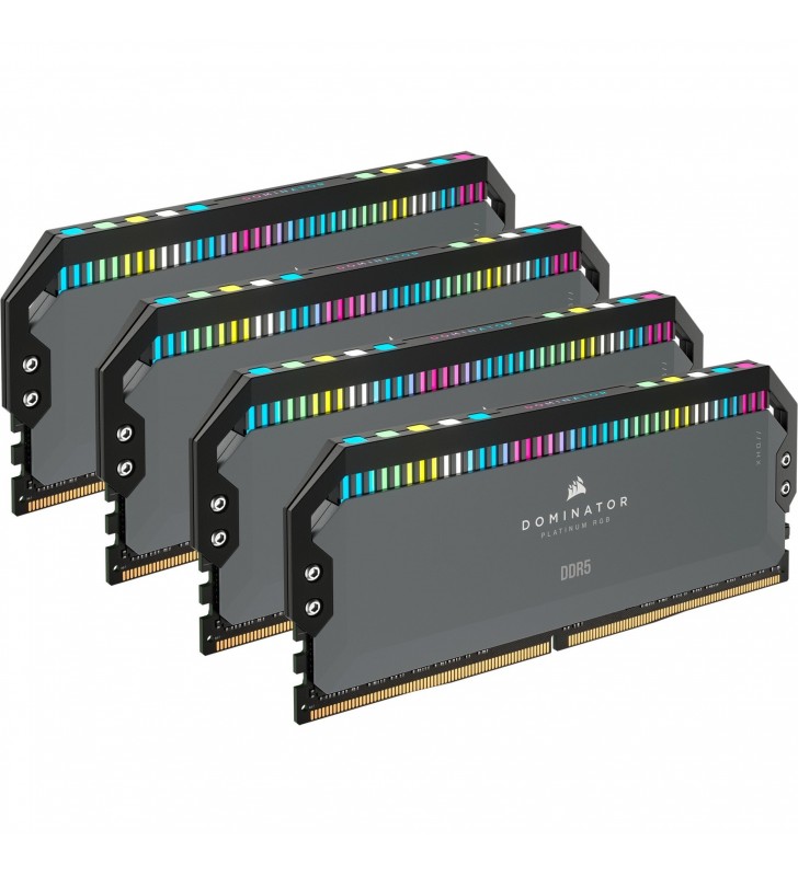 Corsair DIMM 64 GB DDR5-5600 (4x 16 GB) kit quad, memorie (negru, CMT64GX5M4B5600Z36, Dominator Platinum, EXPO)