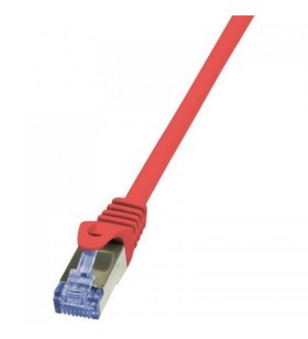 LOGILINK CQ3054S LOGILINK - Patch Cablu Cat.6A 10G S/FTP PIMF PrimeLine 2m roșu