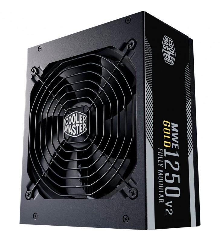 Cooler Master MWE Gold 1250 - V2, alimentare PC (negru, 4x PCIe, management cablu, 1250 wați)