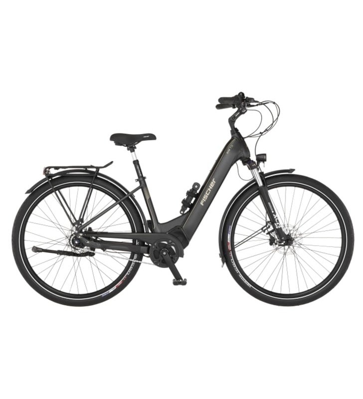 Bicicleta FISCHER Viator 4.1i femei (2022), pedelec (negru (mat), cadru de 44 cm, 28")