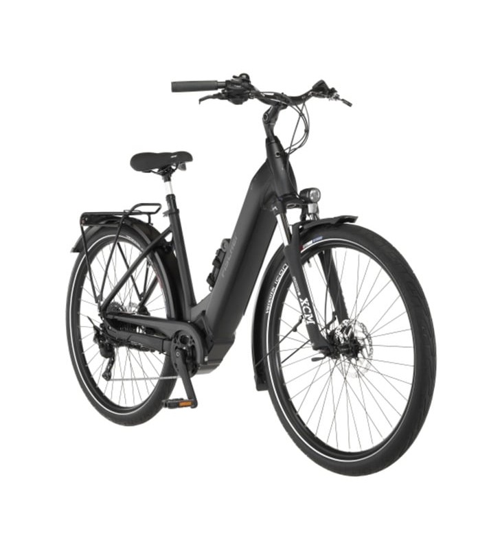 Bicicleta FISCHER Cita 8.0i (2023), pedelec (negru, cadru de 28", 43 cm)