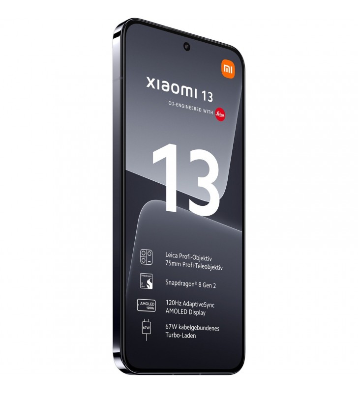 Xiaomi 13 256GB, telefon mobil (Negru, Android 13)