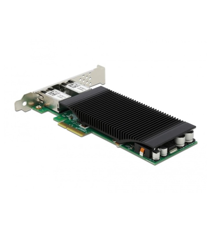 Placă DeLOCK PCI Express x4 2 x RJ45 Gigabit LAN PoE+ i350, adaptor LAN