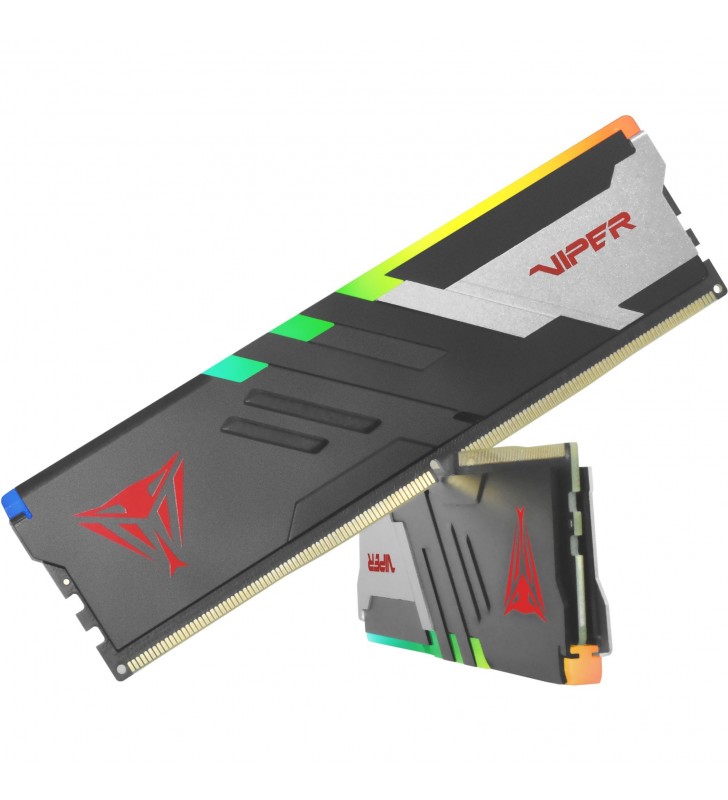 Patriot DIMM 32 GB DDR5-7400 (2x 16 GB) kit dual, memorie (negru, PVVR532G740C36K, Viper Venom RGB, XMP)