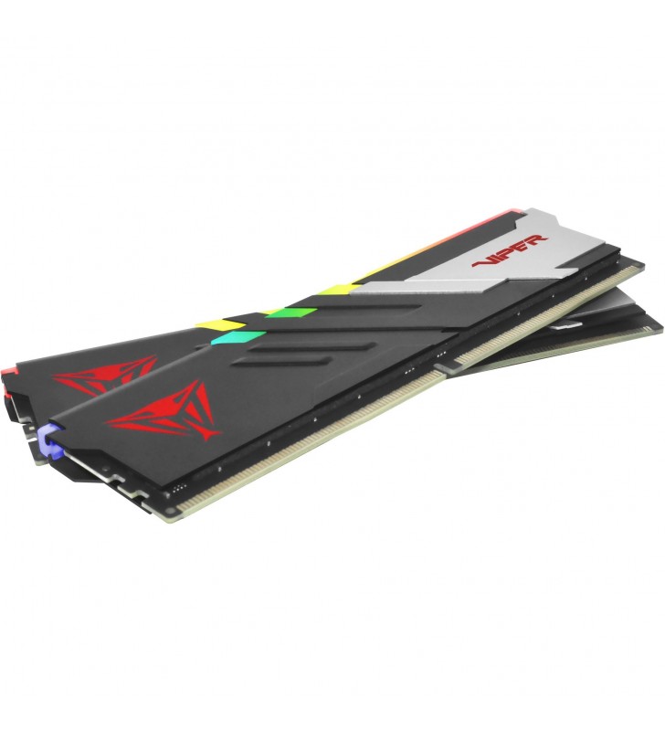 Patriot DIMM 32 GB DDR5-7400 (2x 16 GB) kit dual, memorie (negru, PVVR532G740C36K, Viper Venom RGB, XMP)