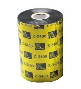 Wax/Resin Ribbon, 110mmx450m, 3400 High Performance, 25mm core, 6/box
